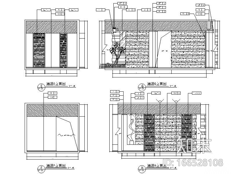 一套详细的办公空间设计施工图cad施工图下载【ID:166528108】