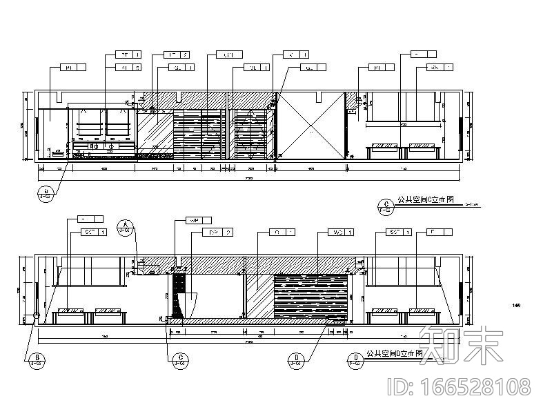 一套详细的办公空间设计施工图cad施工图下载【ID:166528108】