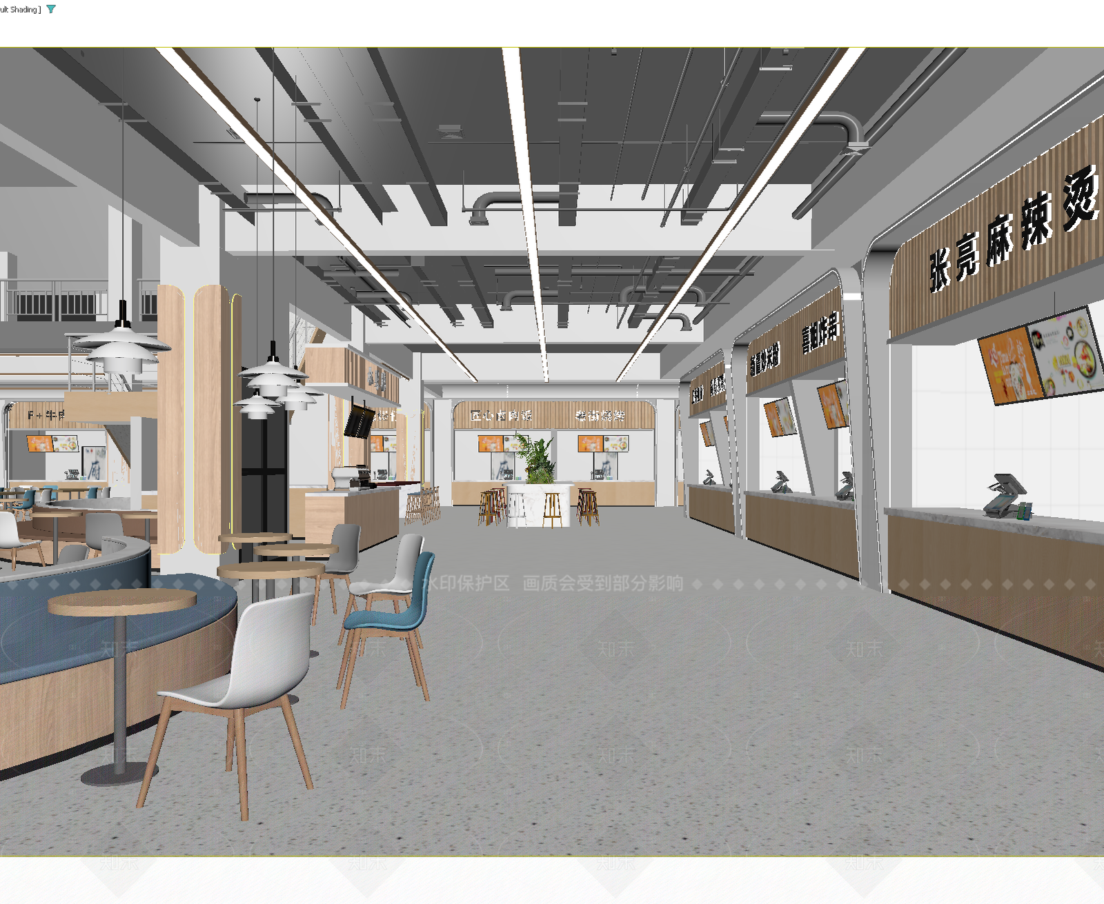 现代其他餐饮空间3D模型下载【ID:1214930669】