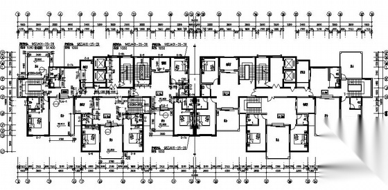 某十七层住宅楼建筑设计施工图cad施工图下载【ID:149845110】