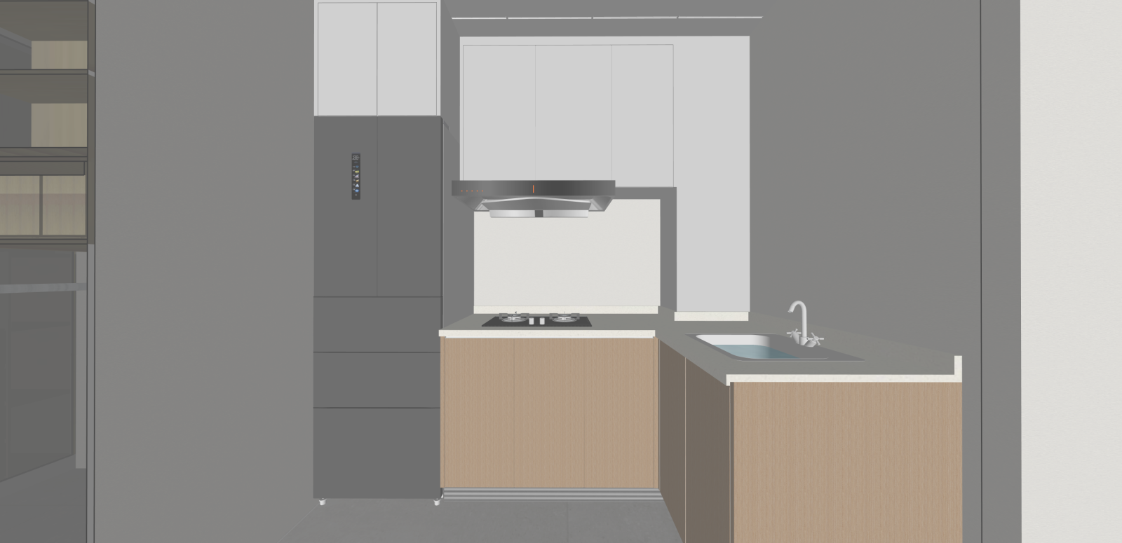 现代家居客厅SU模型下载【ID:1215966600】