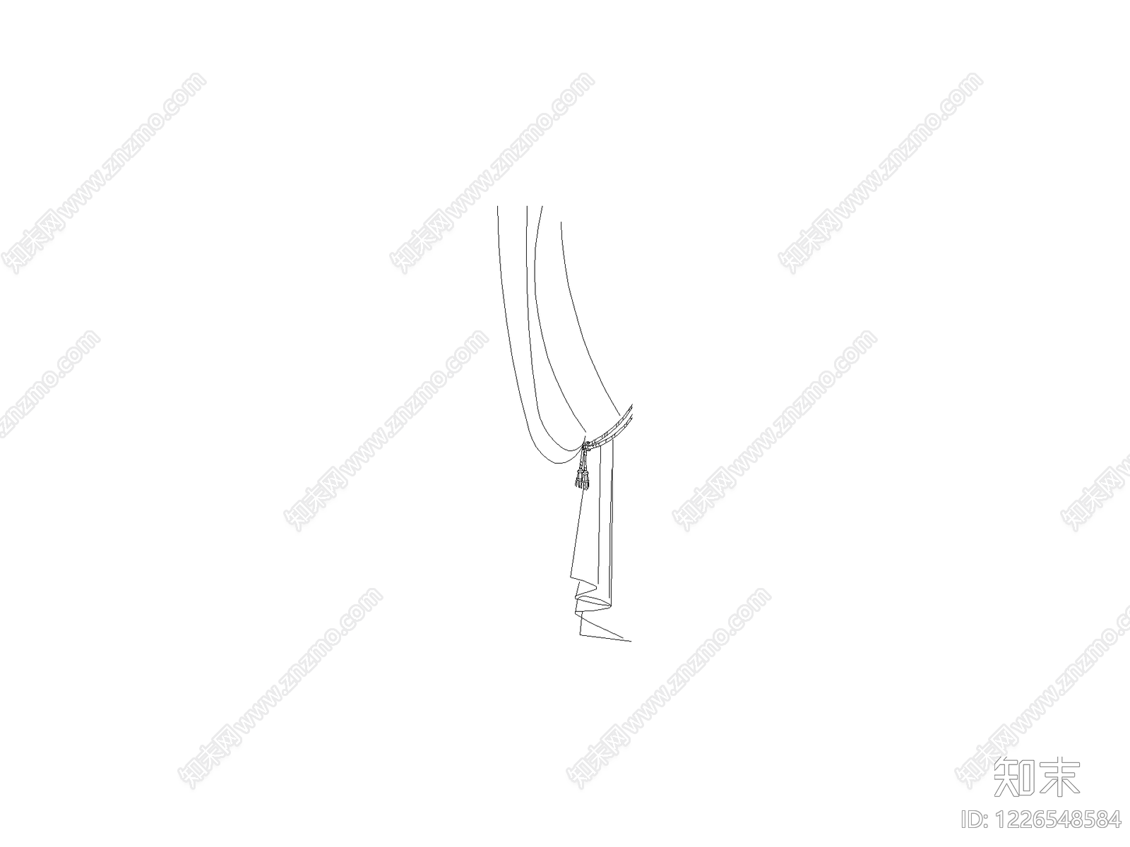 窗帘CAD图纸