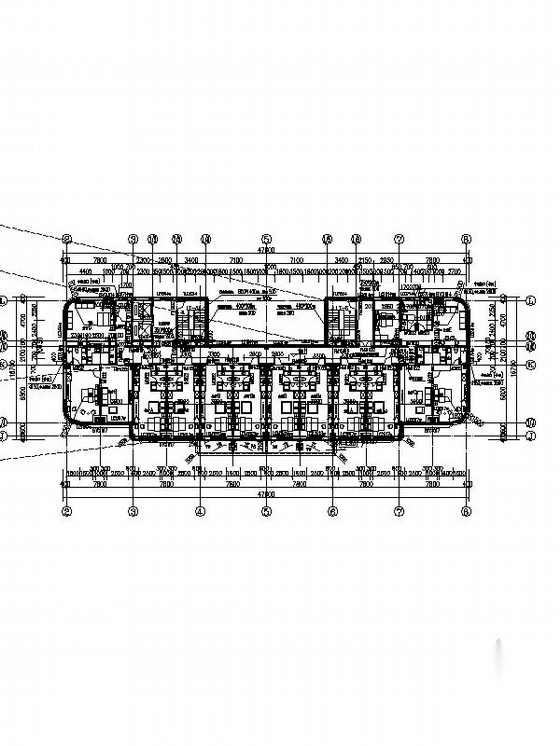 17层现代风格旧车交易市场建筑施工图cad施工图下载【ID:165140156】