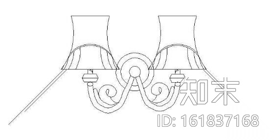 壁灯图块3cad施工图下载【ID:161837168】