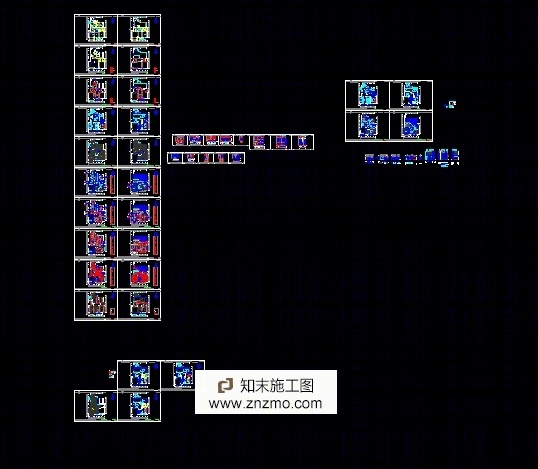 东易日盛大户型施工图，超详细cad施工图下载【ID:56890952】