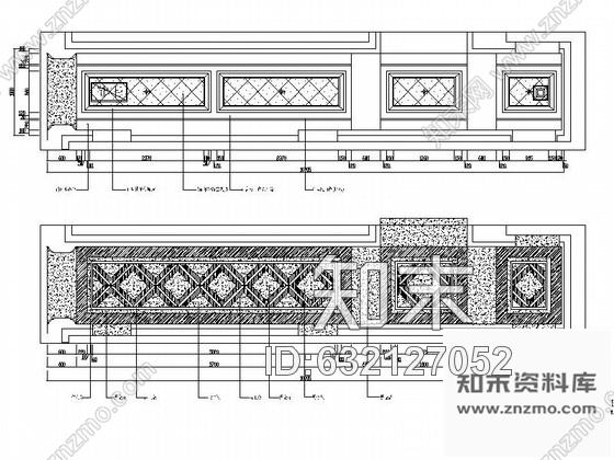 施工图重庆某奢华KTV走廊F装修图cad施工图下载【ID:632127052】