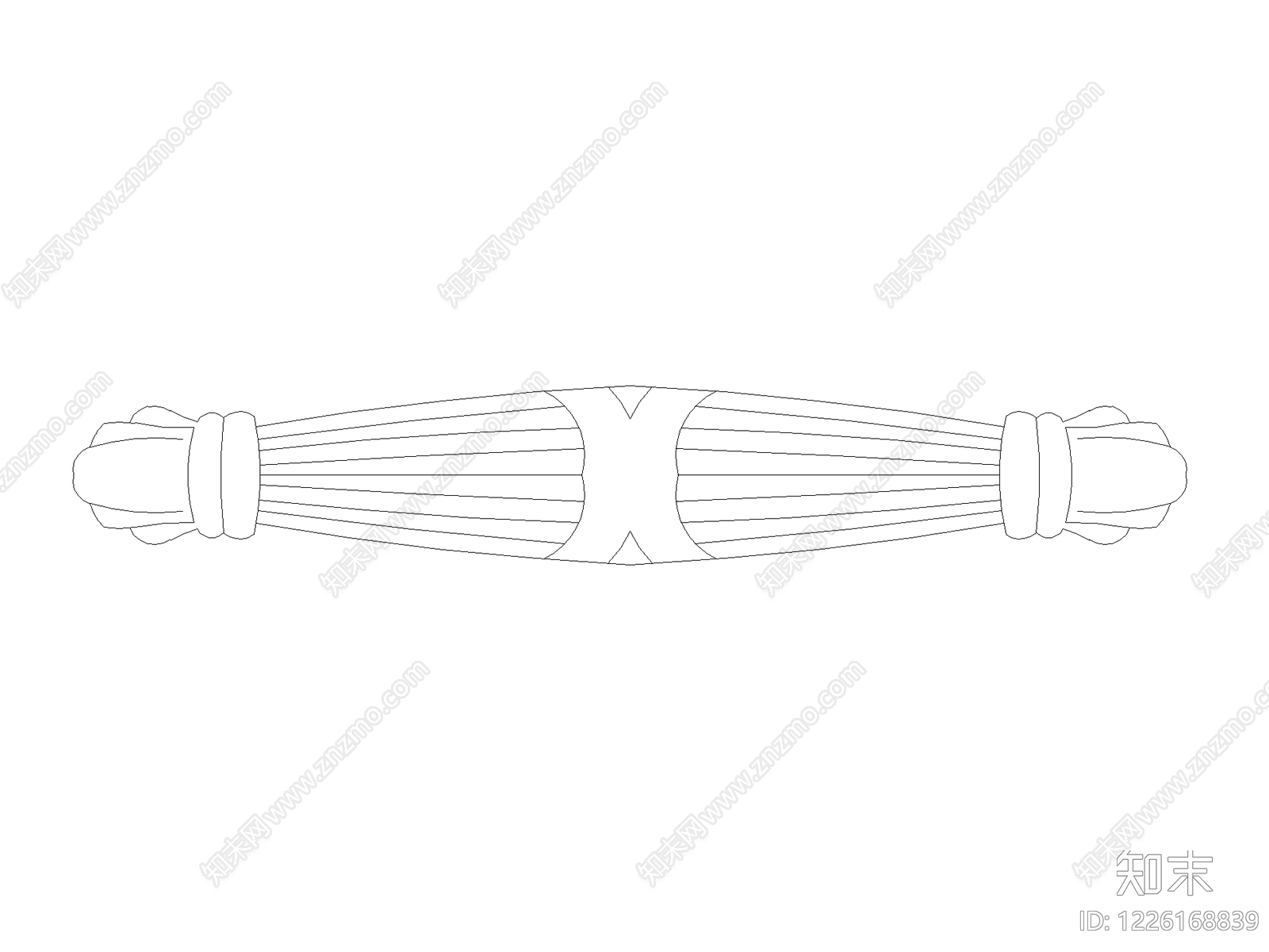 现代五金管件CAD图纸