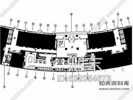 施工图大连某西山服务公寓装修图cad施工图下载【ID:532054673】