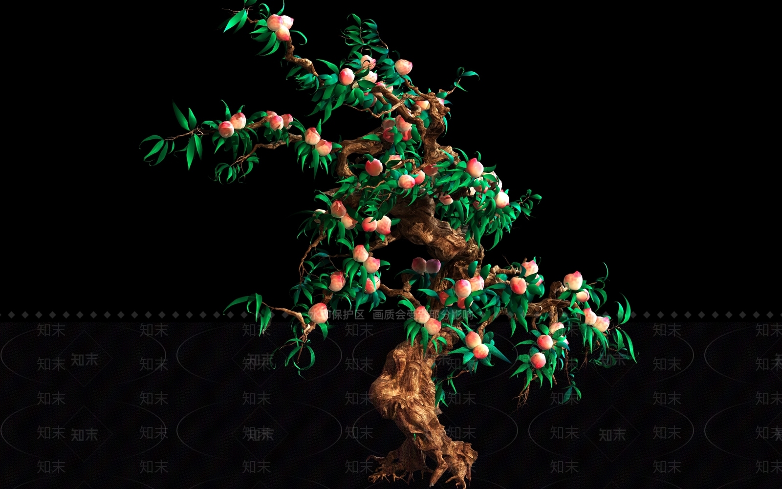 其它桃树3D模型下载【ID:335024636】