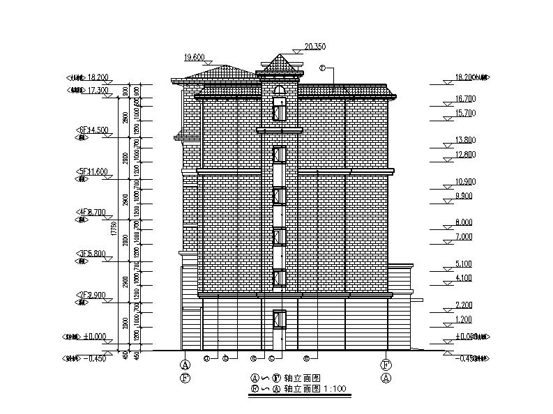 [宁夏]多层框架结构商住楼建筑施工图全套专业图纸施工图下载【ID:166218106】