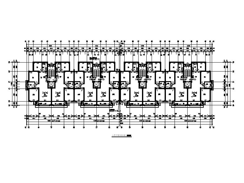 [宁夏]多层框架结构商住楼建筑施工图全套专业图纸施工图下载【ID:166218106】