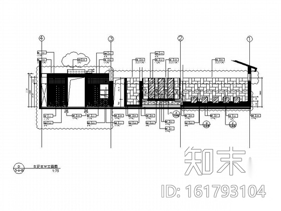 [广东]印度风情高尔夫会所室内装修CAD施工图（含效果...施工图下载【ID:161793104】