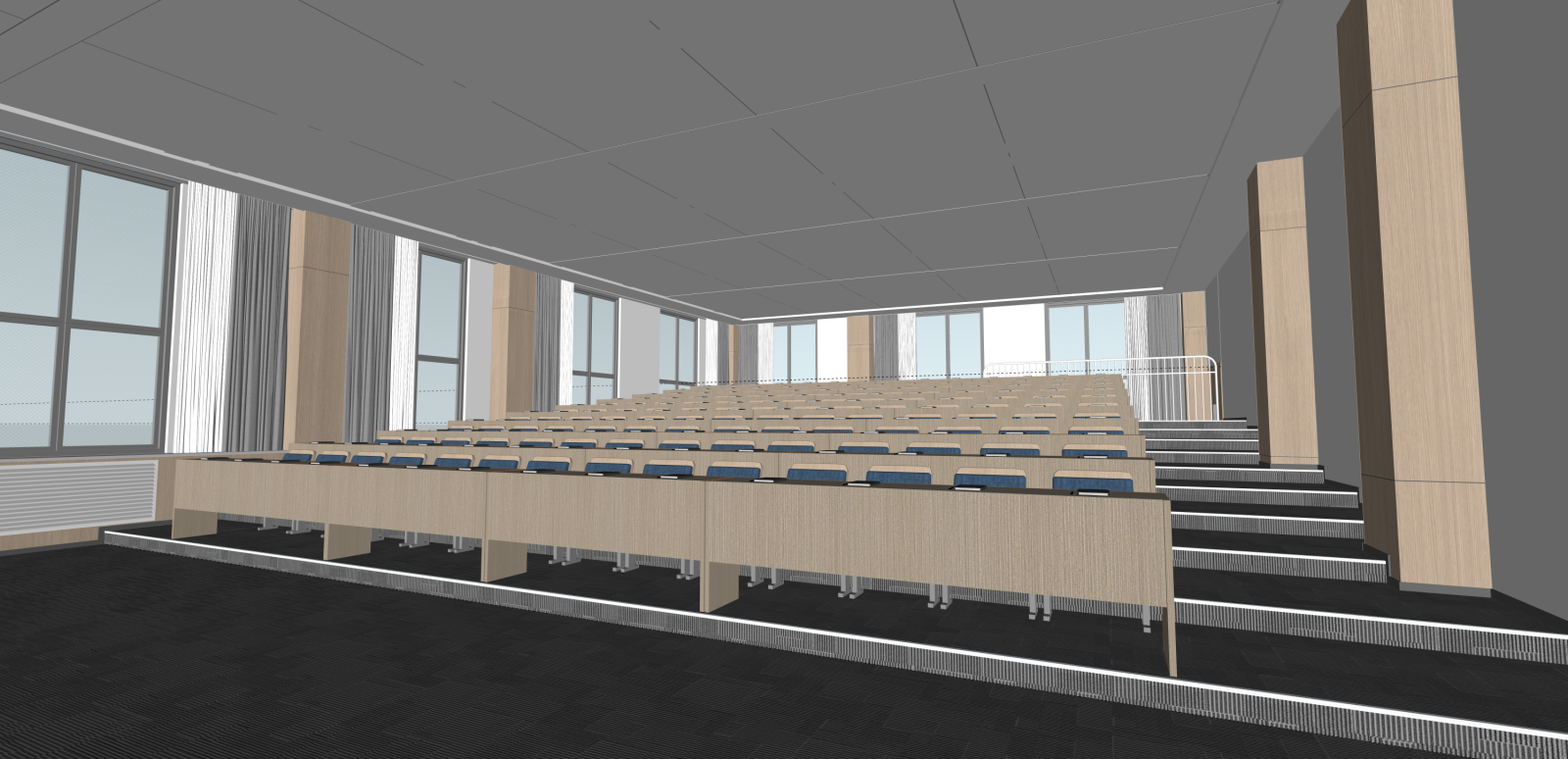 现代其他学校空间SU模型下载【ID:1215954045】