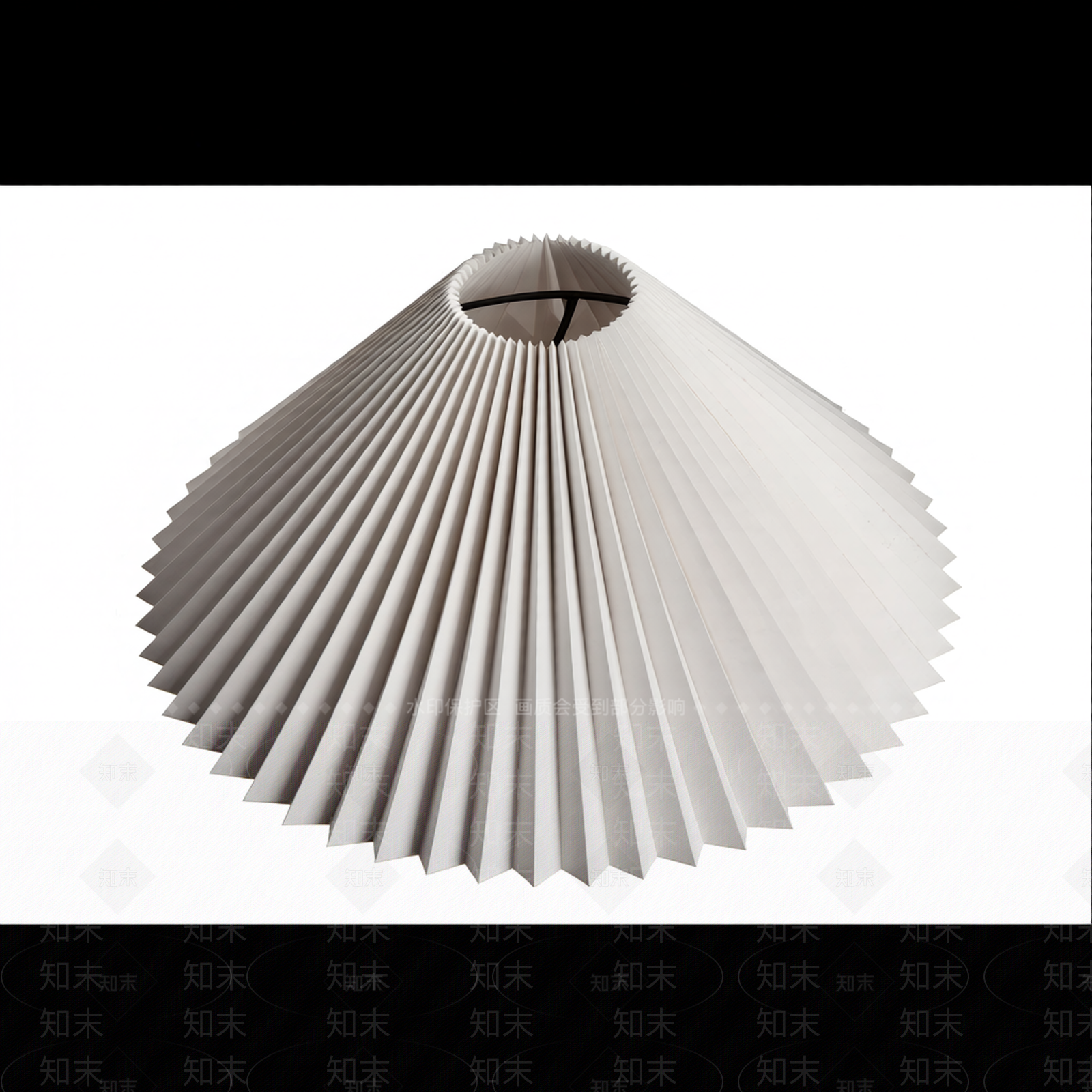 褶皱装饰灯罩3D模型下载【ID:1206205405】