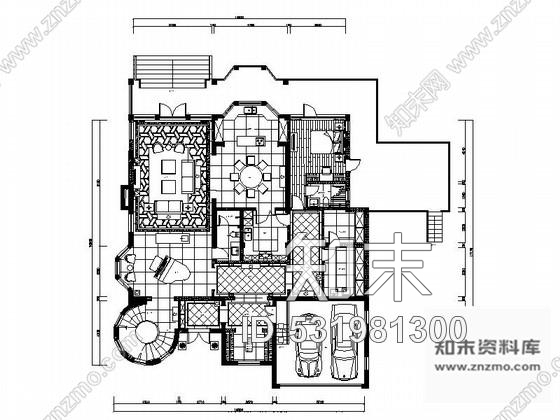 施工图上海海派风情基调现代风格高层住宅别墅装修施工图cad施工图下载【ID:531981300】