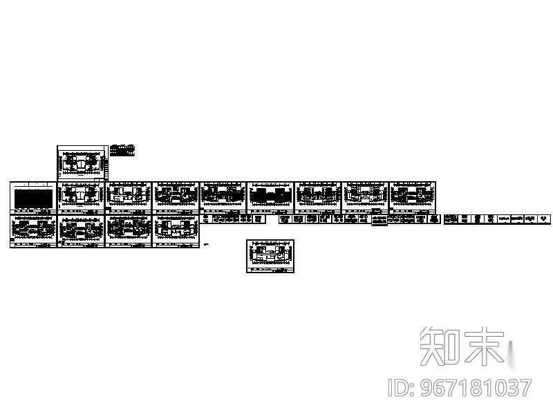 [上海]某办公室室内装修图cad施工图下载【ID:967181037】