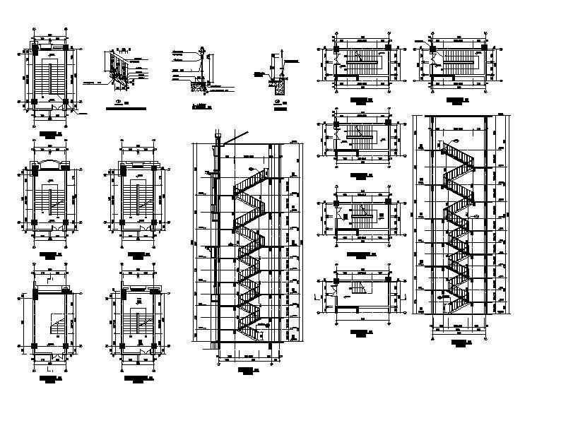 [上海]高层对称式布局酒店综合体建筑施工图（含效果图）cad施工图下载【ID:151528149】