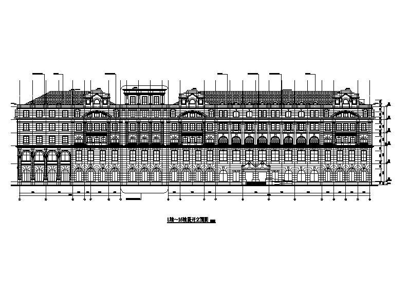 [上海]高层对称式布局酒店综合体建筑施工图（含效果图）cad施工图下载【ID:151528149】