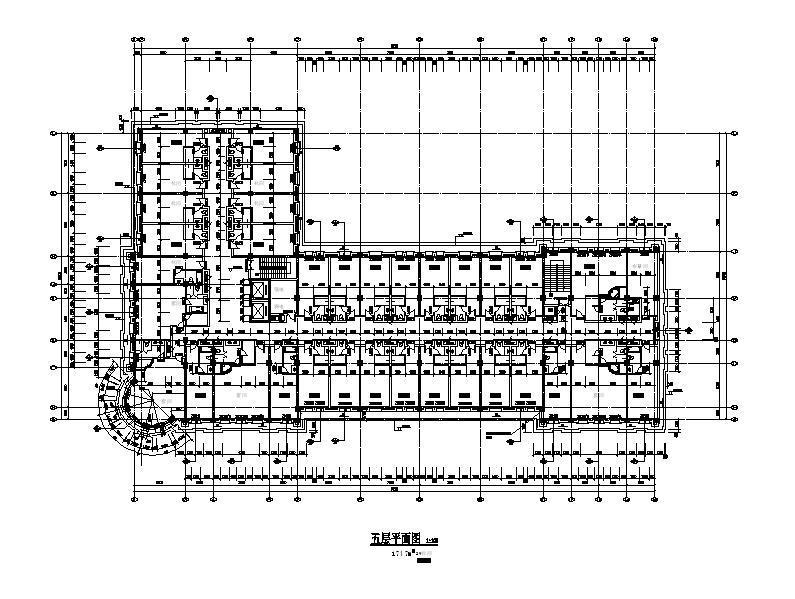 [上海]高层对称式布局酒店综合体建筑施工图（含效果图）cad施工图下载【ID:151528149】