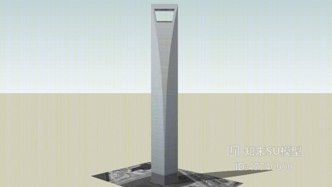 欧式建筑SU模型下载【ID:47740000】