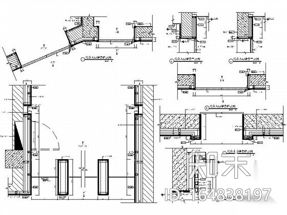 某大剧院观众入口装修图cad施工图下载【ID:164838197】