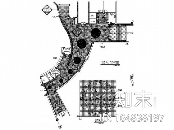 某大剧院观众入口装修图cad施工图下载【ID:164838197】