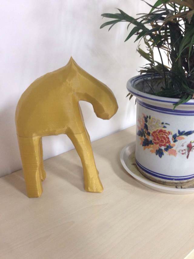 有艺术风格的驼鹿3d打印模型下载【ID:178595198】