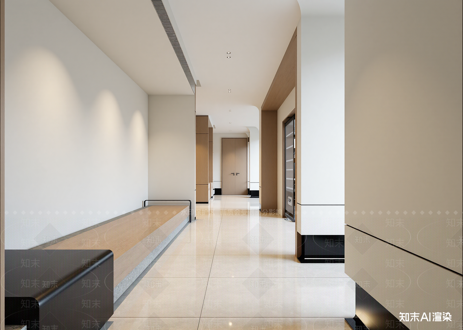 现代走廊3D模型下载【ID:1215052225】