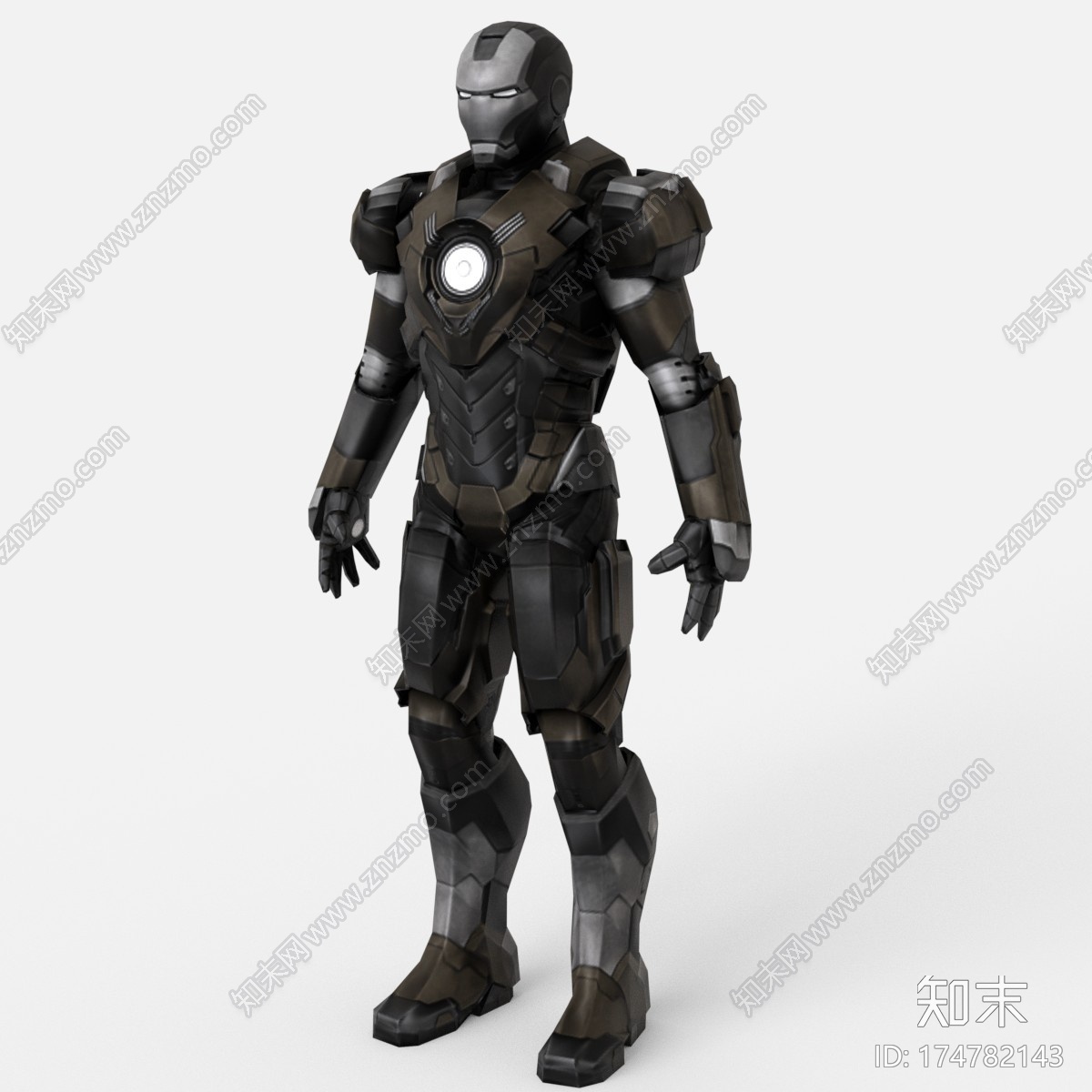 钢铁侠马克十八(卡萨诺瓦)来自钢铁侠3官方游戏3DCG模型下载【ID:174782143】