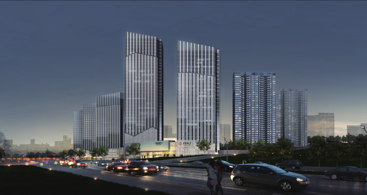 [广东]现代风格高层甲级办公楼及SOHO公寓、商业建筑设...cad施工图下载【ID:165422194】