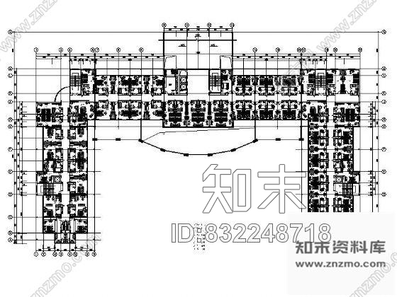 图块/节点五星级花园酒店平面设计图施工图下载【ID:832248718】