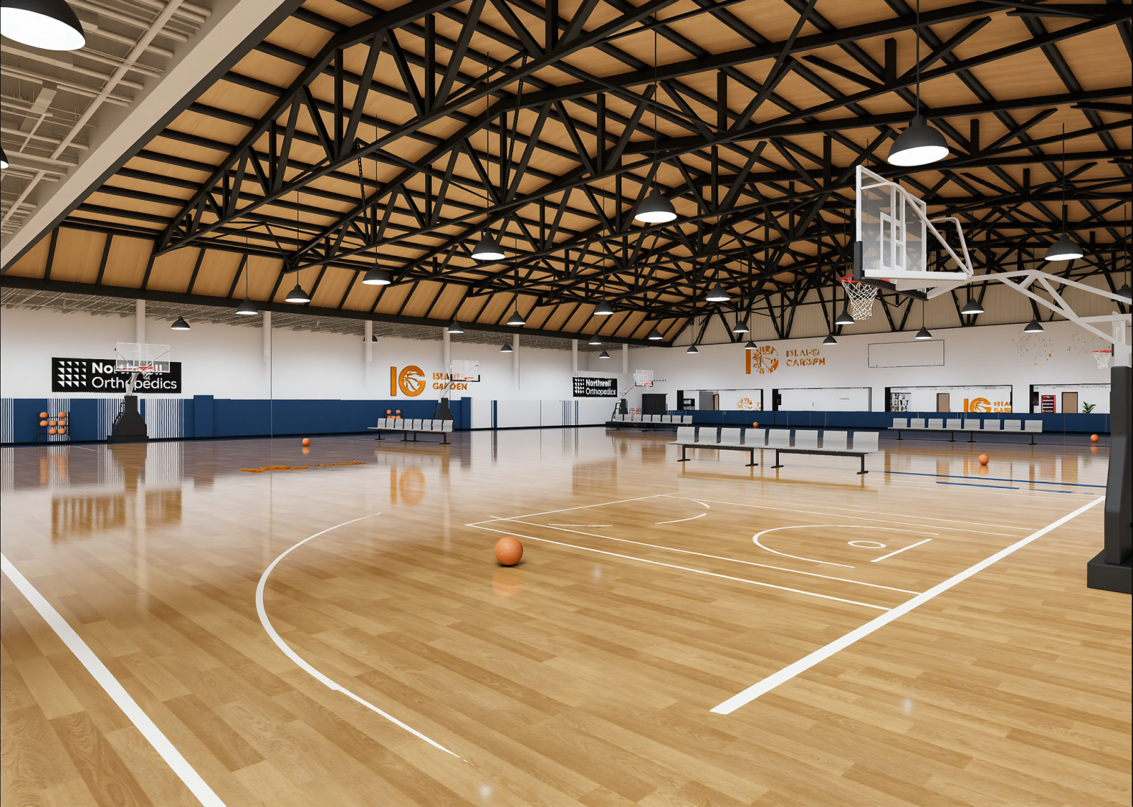 现代篮球场3D模型下载【ID:1214703878】