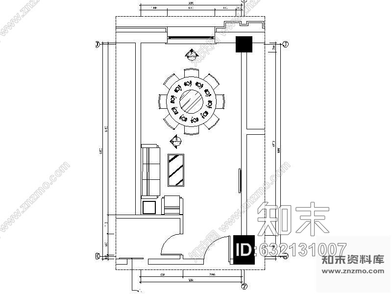 施工图小包间装修施工图cad施工图下载【ID:632131007】