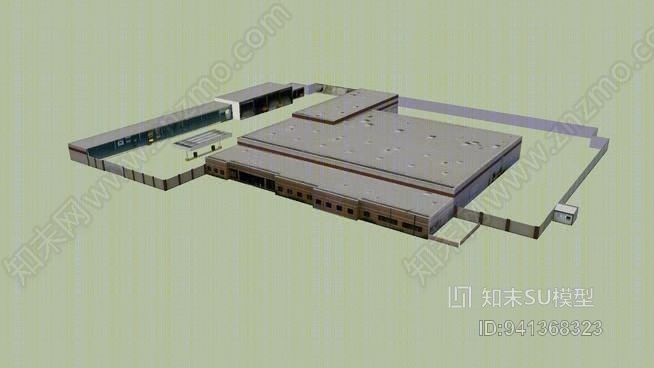 伊利诺伊州博林布鲁克市公共工程设施SU模型下载【ID:941368323】