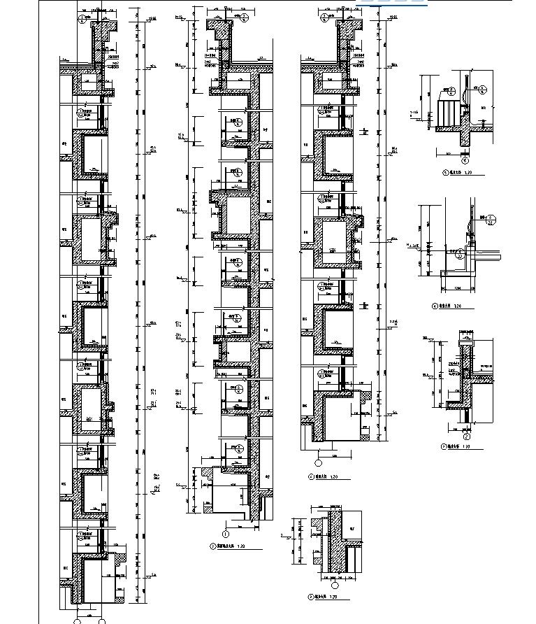 [四川]超高层及低层框架剪力墙结构住宅建筑施工图（含商...cad施工图下载【ID:167533115】