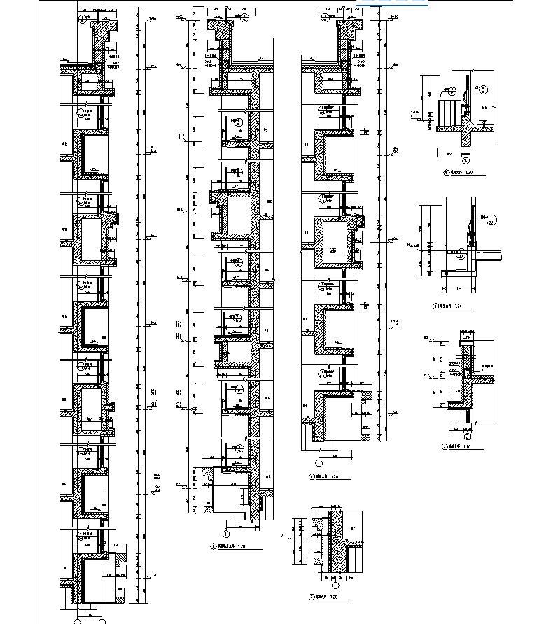 [四川]超高层及低层框架剪力墙结构住宅建筑施工图（含商...施工图下载【ID:149777133】