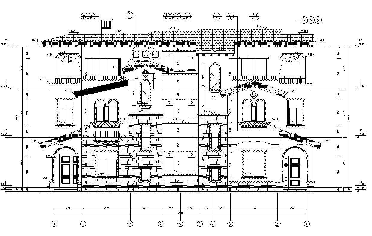 [四川]超高层及低层框架剪力墙结构住宅建筑施工图（含商...cad施工图下载【ID:167533115】