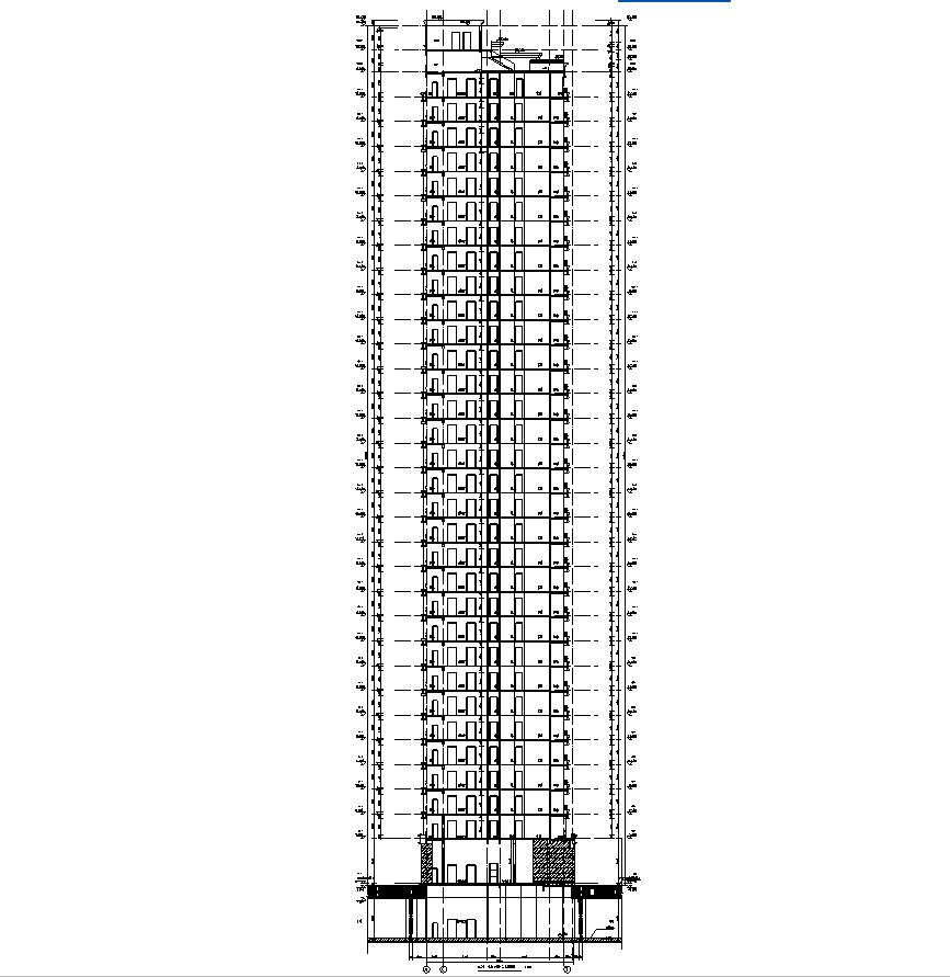 [四川]超高层及低层框架剪力墙结构住宅建筑施工图（含商...cad施工图下载【ID:167533115】