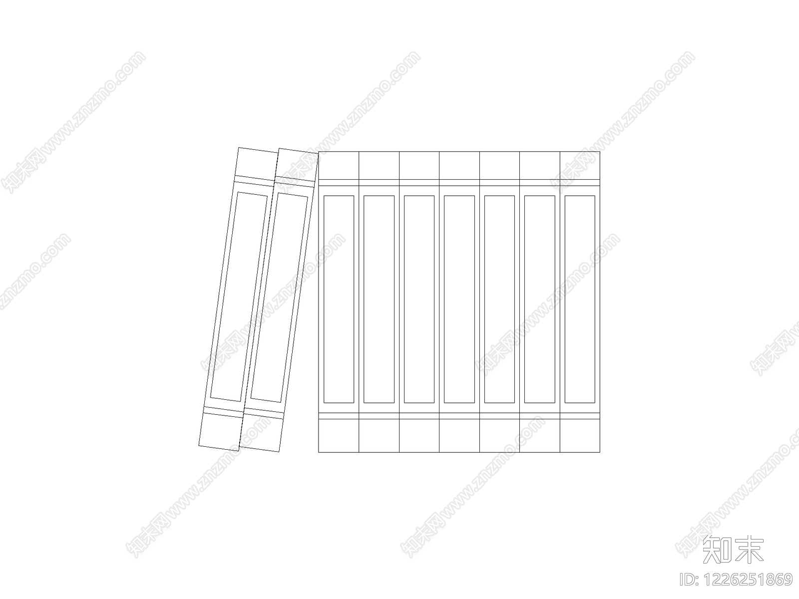 柜子cad施工图下载【ID:1226251869】