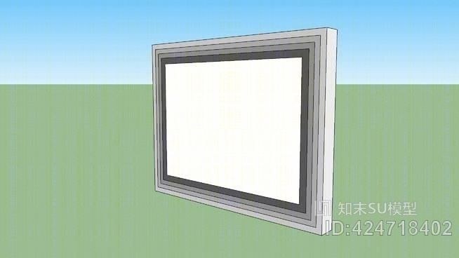 带架相框SU模型下载【ID:424718402】