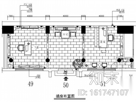 [安徽]精装典雅中式风情茶室装修施工图（含效果）施工图下载【ID:161747107】