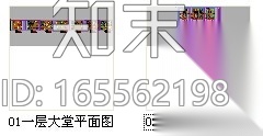 [江苏]某技师学院学员宿舍楼大堂装修图cad施工图下载【ID:165562198】