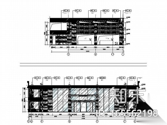 [江苏]某技师学院学员宿舍楼大堂装修图cad施工图下载【ID:165562198】