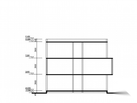 某雨污水泵站调度指挥中心及附属用房建筑方案图cad施工图下载【ID:165424102】