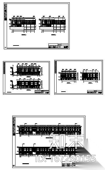 浙江某广场石材幕墙施工图cad施工图下载【ID:167260155】