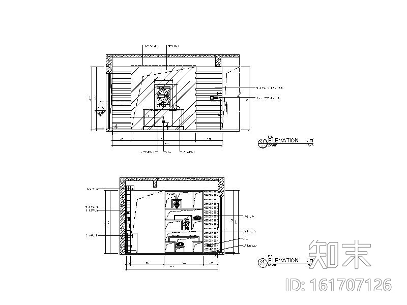 全套别墅样板房室内装饰施工图（含效果图）cad施工图下载【ID:161707126】