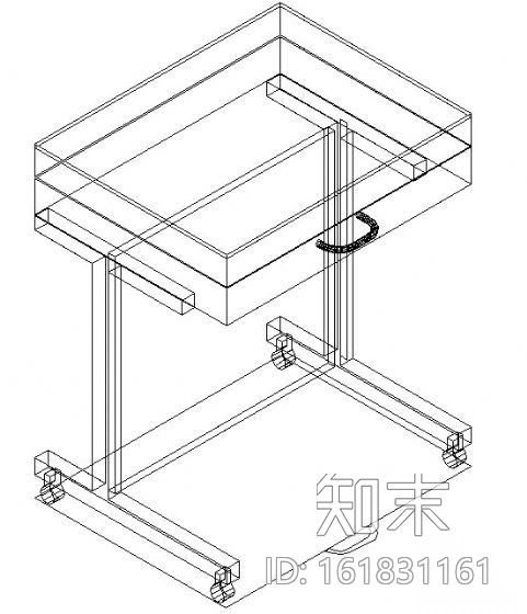 办公家具CAD模型1cad施工图下载【ID:161831161】