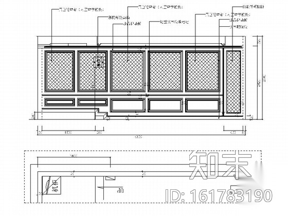 [杭州]精英会所私家影院室内设计装修图（含效果图）施工图下载【ID:161783190】