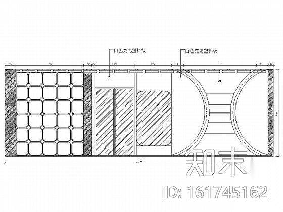 [江苏]某名品专卖店室内装修施工图（含效果）cad施工图下载【ID:161745162】