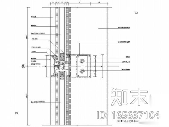 [重庆]18层五星级酒店幕墙施工图（143cad施工图下载【ID:165637104】